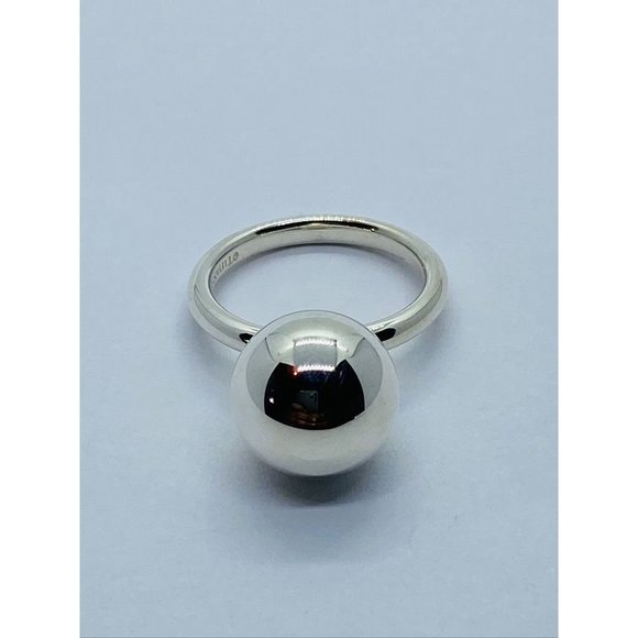 Tiffany & Co 925 Sterling Silver 12mm Hardwear Ring Size 5.5